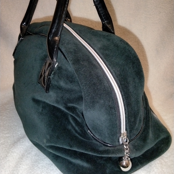 Victoria's Secret Black Satchel with Embossed Design - Picture 5 of 14